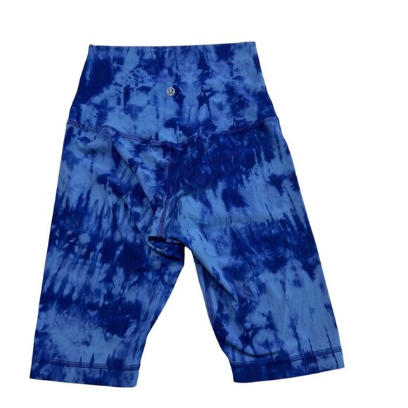 Lululemon Align Super High Rise Short 10" Inseam Game Day Blue Size 4 - Picture 2 of 5